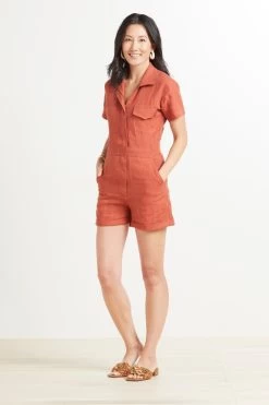 Dreamer Short Sleeve Romper -Fashion Clothing & Accessories 008 3