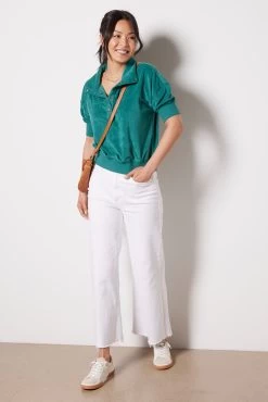 Charli Terry Snap Sweatshirt -Fashion Clothing & Accessories 0211310001 av 3