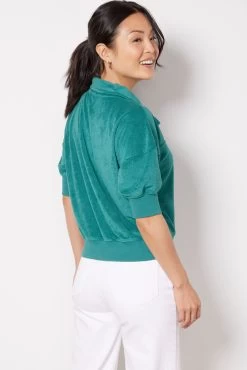 Charli Terry Snap Sweatshirt -Fashion Clothing & Accessories 0211310001 av 4