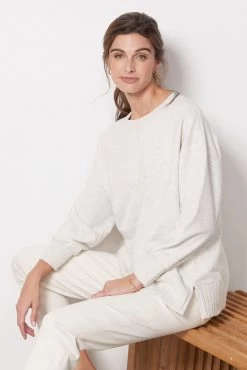 Ali Rib Inset Pullover