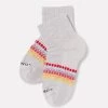 Honeycomb Stripe Quarter Sock -Fashion Clothing & Accessories 101q62 sphs 01p 1