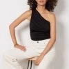 Mel Draped One Shoulder Top -Fashion Clothing & Accessories 15915 sib 1