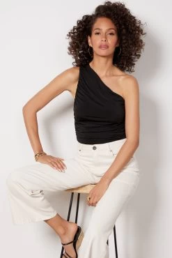 Mel Draped One Shoulder Top