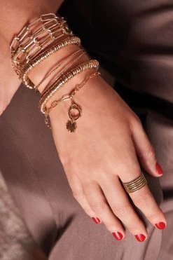 Linnie Gold Bracelets -Fashion Clothing & Accessories 171039 22