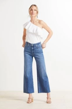 Noella Ruffle One Shoulder Top -Fashion Clothing & Accessories 2215jjr 3 1