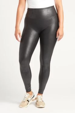 Spanx Faux Leather Legging -Fashion Clothing & Accessories 2437 curvy 11 6