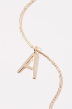 Cameron Initial Snake Chain Necklace -Fashion Clothing & Accessories 285049 ok a 3