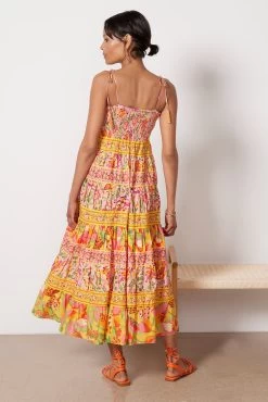 Farm Rio Mixed Fruits Midi Dress -Fashion Clothing & Accessories 309292 3