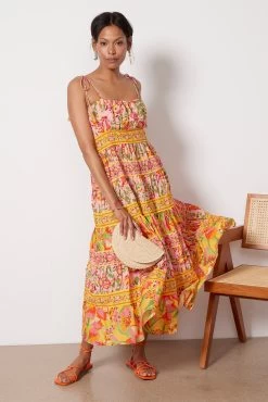 Farm Rio Mixed Fruits Midi Dress -Fashion Clothing & Accessories 309292 5