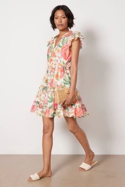 Farm Rio Macaw Bloom Short Dress