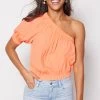 One Shoulder Crepe Top 2 One Shoulder Crepe Top -Fashion Clothing & Accessories 37c 95121ev 1