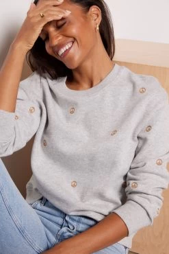 RAILS Ramona Peace Sign Pullover -Fashion Clothing & Accessories 801 330a 5021 2