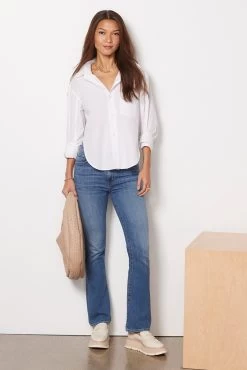 CITIZENS OF HUMANITY Kayla Shrunken Shirt -Fashion Clothing & Accessories 9293 741 3 2