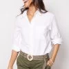 CITIZENS OF HUMANITY Kayla Shrunken Oxford Shirt -Fashion Clothing & Accessories 9293 oxford 1