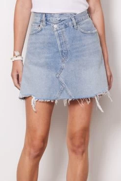 AGOLDE Criss Cross Skirt