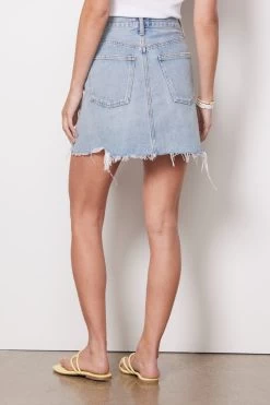 AGOLDE Criss Cross Skirt -Fashion Clothing & Accessories a3041 1141 3