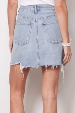 AGOLDE Criss Cross Skirt -Fashion Clothing & Accessories a3041 1141 4