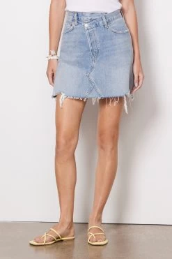 AGOLDE Criss Cross Skirt -Fashion Clothing & Accessories a3041 1141 5