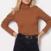 Puff Sleeve Turtleneck