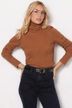 Puff Sleeve Turtleneck