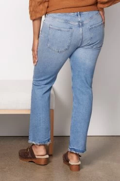 AGOLDE Riley Long Jean -Fashion Clothing & Accessories a9090 1370 curve 2