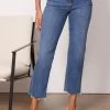 AGOLDE Kye Mid Rise Straight Crop Jean