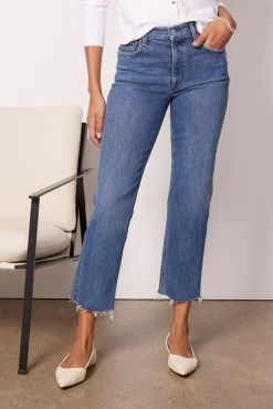 AGOLDE Kye Mid Rise Straight Crop Jean