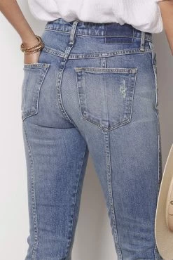 Seamed Chelsea Long Jean -Fashion Clothing & Accessories a97154l reshoot 3