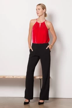 Aleaha Velvet Halter -Fashion Clothing & Accessories aleaha04 3