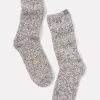 CozyChic Heathered Socks -Fashion Clothing & Accessories b614 graphite 3 1