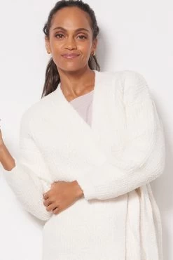 Cozy Chic Side Tie Robe -Fashion Clothing & Accessories bdwcc21451 5