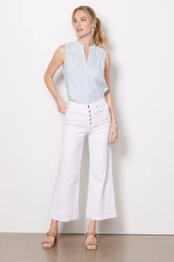 Seamed Denim Shirt 9 Seamed Denim Shirt -Fashion Clothing & Accessories c1105 b04 926 3