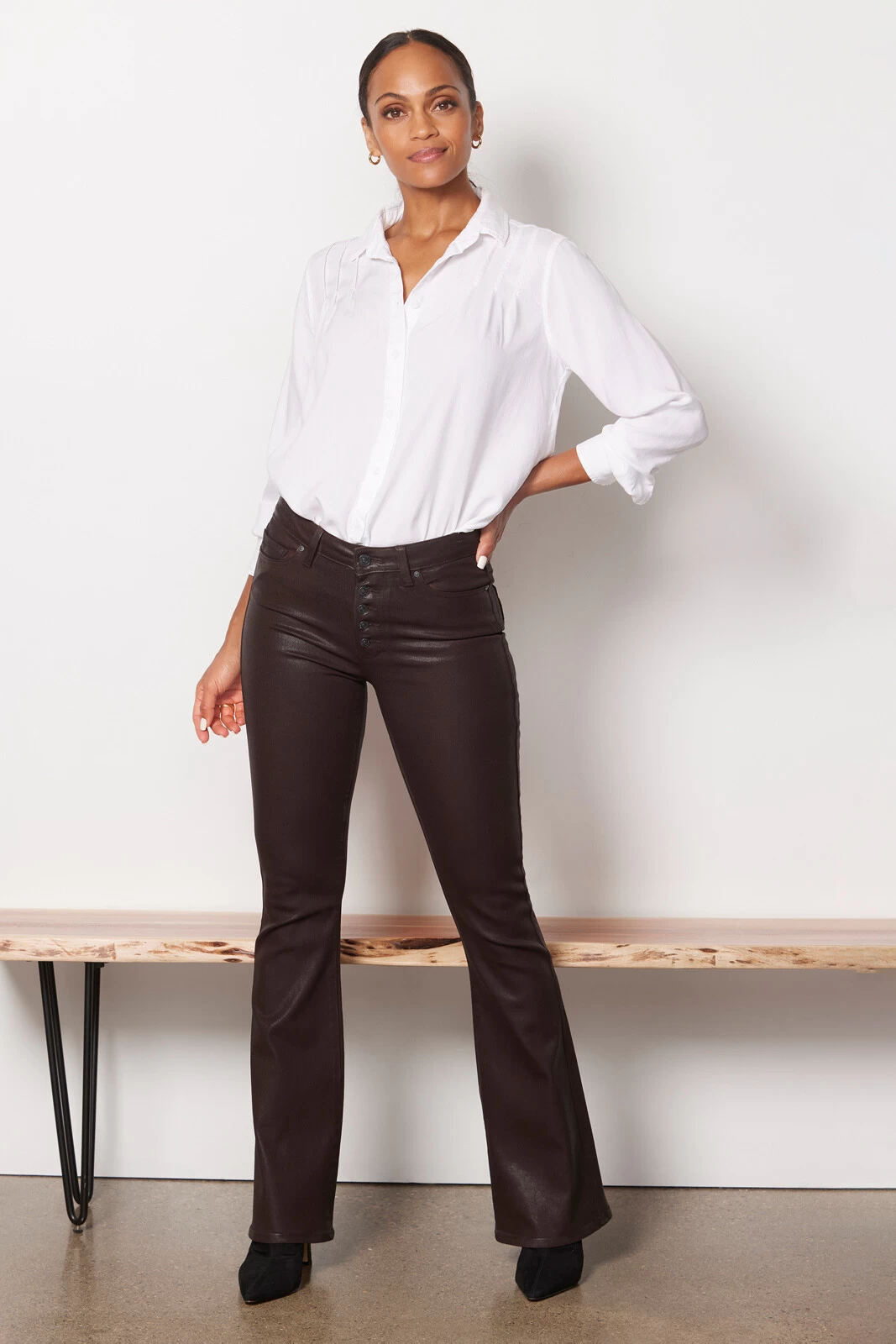 Pleated Button Down 5 Pleated Button Down - Image 3