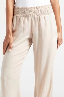 Smocked Wide Leg Pant -Fashion Clothing & Accessories c3051 654 303 2 6