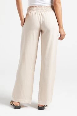 Smocked Wide Leg Pant -Fashion Clothing & Accessories c3051 654 303 3 6