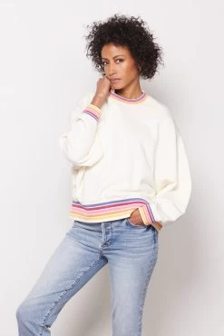 Lola Rainbow Trim Sweatshirt