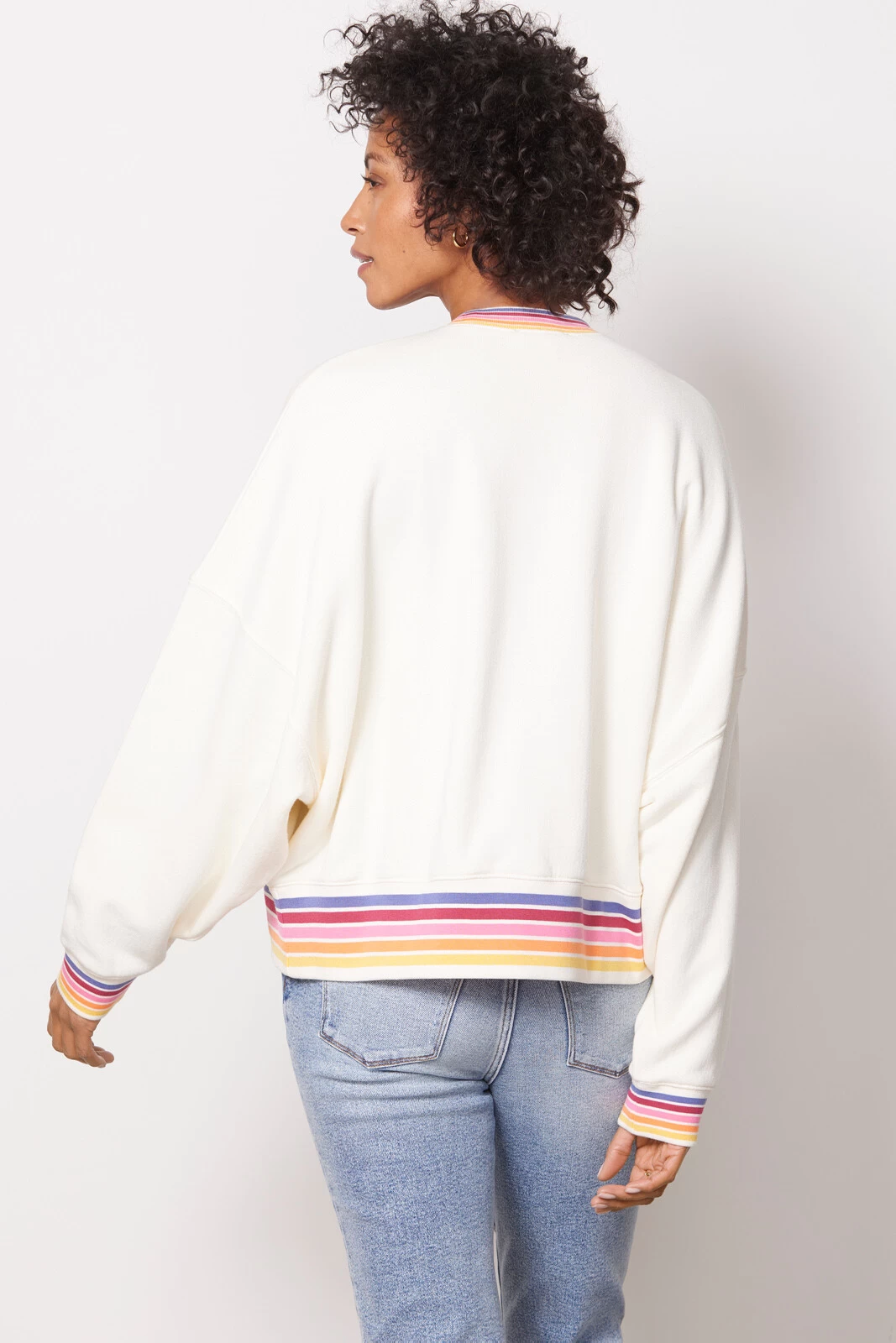 Lola Rainbow Trim Sweatshirt 6 Lola Rainbow Trim Sweatshirt - Image 4