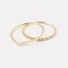 Abbe Delicate Ring Duo -Fashion Clothing & Accessories d017547 gld 1