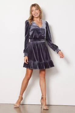 Fiona Velvet Dress