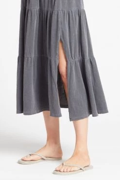 Tiered Knit Midi Skirt -Fashion Clothing & Accessories ee22 12 r46 2