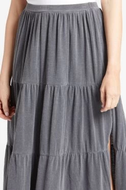 Tiered Knit Midi Skirt -Fashion Clothing & Accessories ee22 12 r46 4