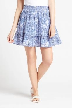 Floral Flounce Skirt