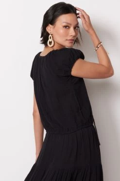 Puff Sleeve Blouson Top 8 Puff Sleeve Blouson Top -Fashion Clothing & Accessories ee22 l7j s38 3