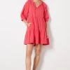 Mini Elbow Sleeve Tiered Dress -Fashion Clothing & Accessories ee23 l7j w95 1