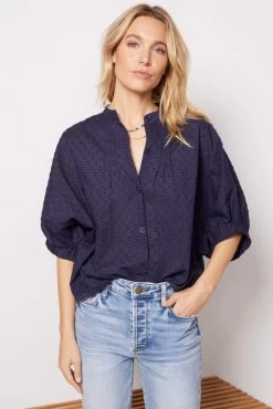 Mandarin Collar Top -Fashion Clothing & Accessories efc053 5