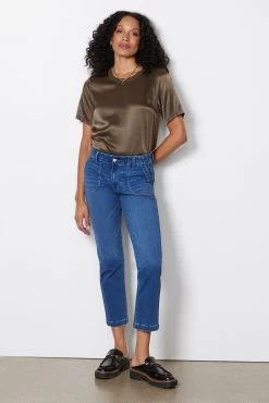 Nights In The City Silky Tee -Fashion Clothing & Accessories eve rnw1001 3 1