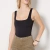 GOOD AMERICAN Scuba Modern Tank Bodysuit -Fashion Clothing & Accessories gb0375 2 black 1
