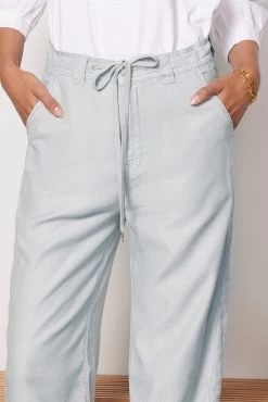 Hudson Wide Leg Drawstring Trouser Crop -Fashion Clothing & Accessories gegsgr1308 2