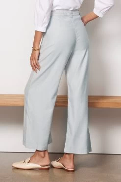 Hudson Wide Leg Drawstring Trouser Crop -Fashion Clothing & Accessories gegsgr1308 3