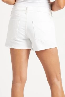 Hudson Gemma Midrise Short -Fashion Clothing & Accessories gpfwht1643 13